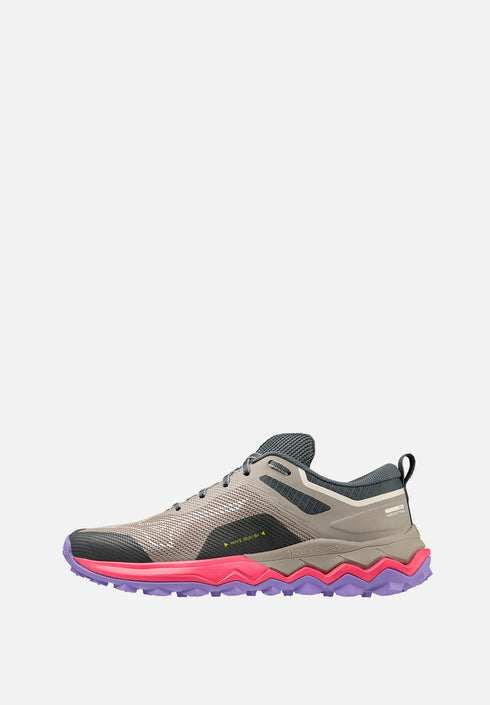 Mizuno Wave Ibuki 4 Womens - Ghost Gray/High-Vis Pink/Purple Punch